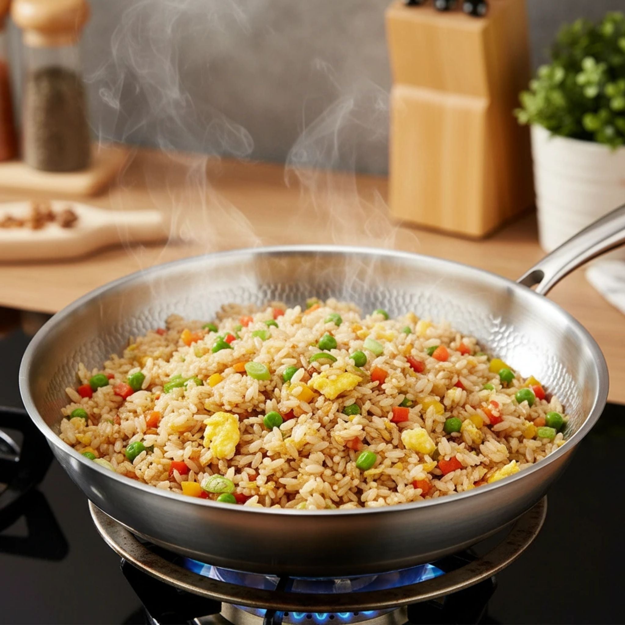Titanium Wok & Fry Pan Bundle
